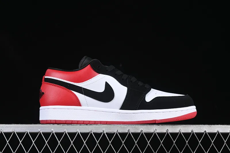 All categories Air Jordan Jordan series basketball shoes Air Jordan 1 Low Air Jordan 1 Low "White Black Gym Red" AJ1 Joe 1 Black Toe 2.0 Low-top cultural casual sneakers IB8971-106
